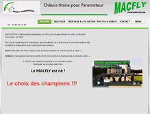 Tablet Screenshot of annecyparamoteur.com